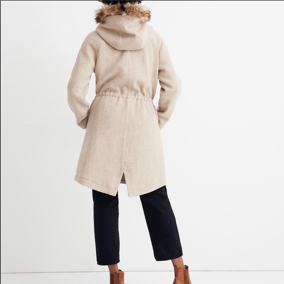 NWT Madewell Vancouver parka size small & medium - Picture 3 of 8